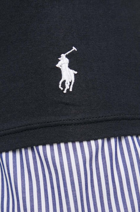 Піжамна футболка Polo Ralph Lauren — SS23-BID23Z, чорний — фото 5