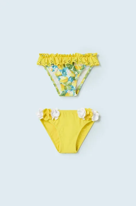 Mayoral figi kąpielowe niemowlęce 2-pack kolor żółty