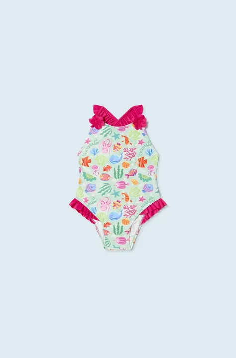 Mayoral jednoczęściowy strój kąpielowy niemowlęcy kolor turkusowy