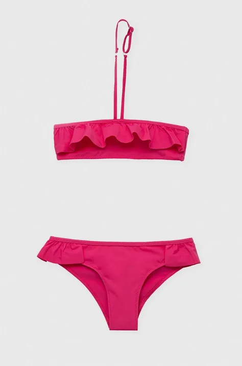 Dvodijelni kupaći kostim United Colors of Benetton boja: ružičasta