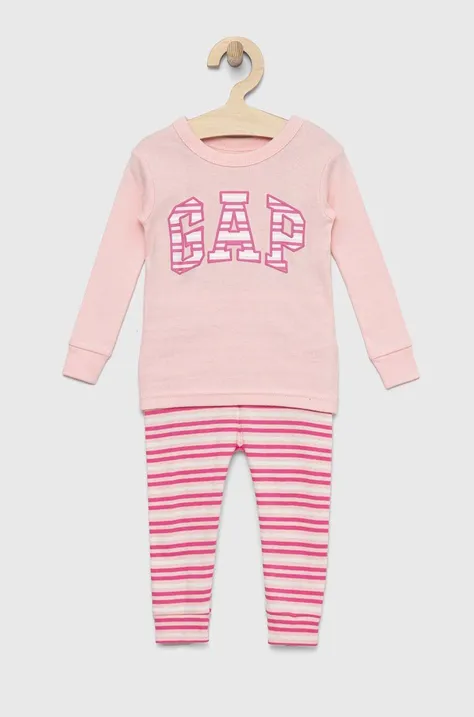 Детска памучна пижама GAP