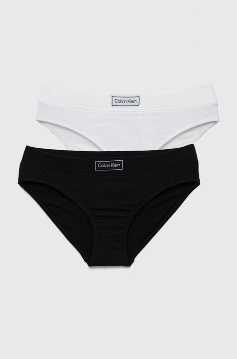 Детски бикини Calvin Klein Underwear (2 броя) в черно