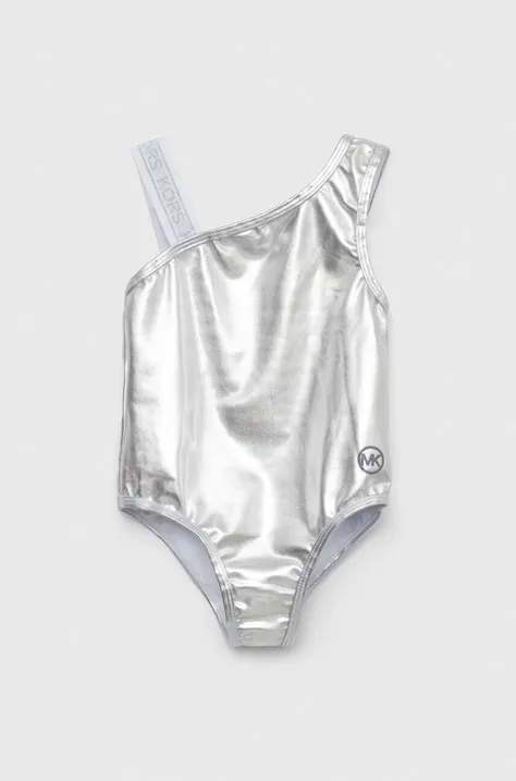Dječji jednodijelni kupaći kostim Michael Kors boja: siva