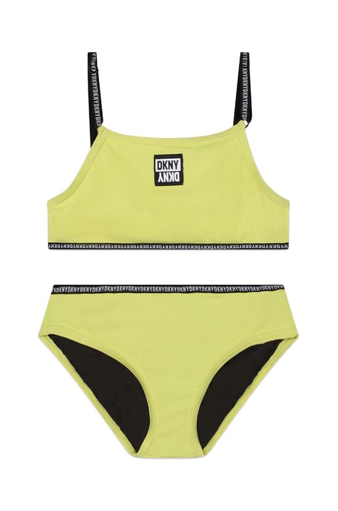 Dkny costum de baie copii culoarea galben