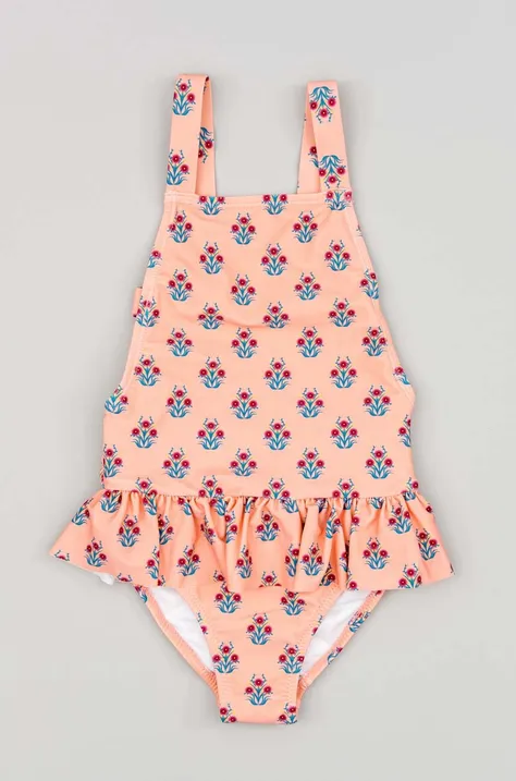 Dječji jednodijelni kupaći kostim zippy boja: ružičasta