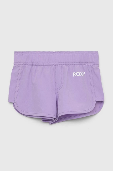 Детски плувни шорти Roxy в лилаво