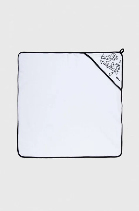 Brisača za dojenčka OVS bela barva