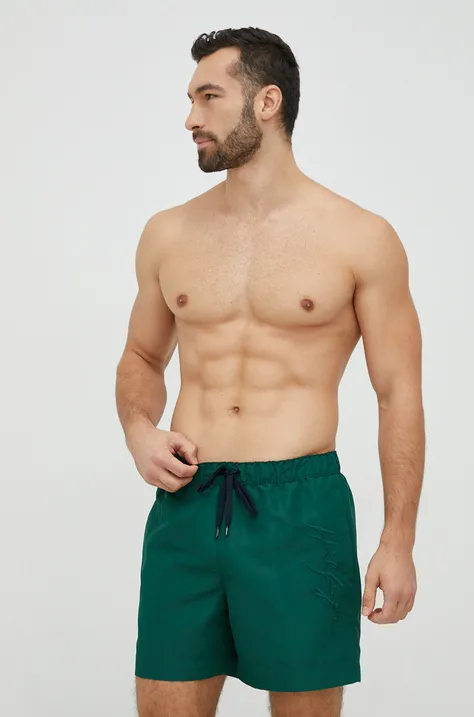 σορτς κολύμβησης Tommy Hilfiger , χρώμα: πράσινο