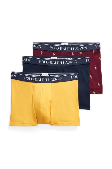 Боксеры Polo Ralph Lauren 3 шт мужские цвет серый 714830299