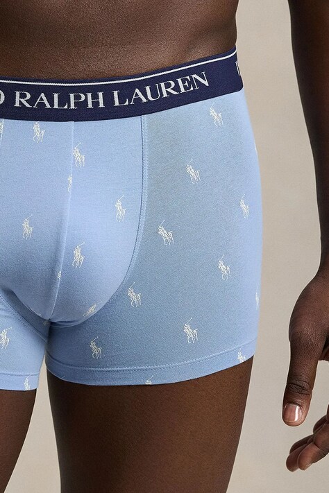 Polo Ralph Lauren боксери чоловічі бавовняні з еластаном 3 шт — SS23-BIM02G, блакитний — фото 4