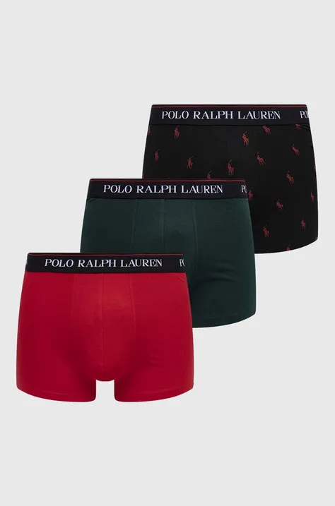Μποξεράκια Polo Ralph Lauren 3-pack χρώμα: μαύρο