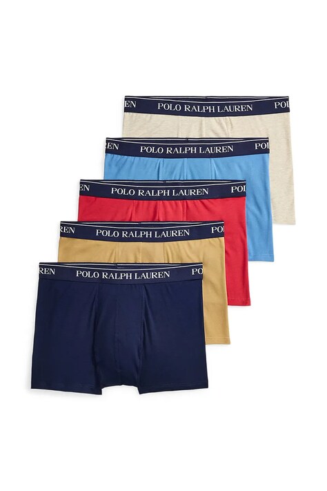 Polo Ralph Lauren bokserki 5-pack męskie kolor żółty 714864292