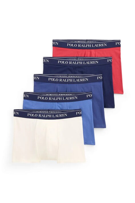 Polo Ralph Lauren bokserki męskie 5-pack niebieskie 714864292