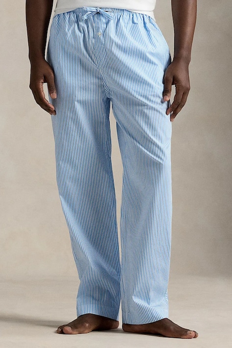 Pamučni donji dio pidžame Polo Ralph Lauren boja: crvena, s uzorkom, 714899509