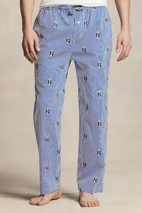 Polo Ralph Lauren spodnie piżamowe męskie bawełniane granatowe 714899509