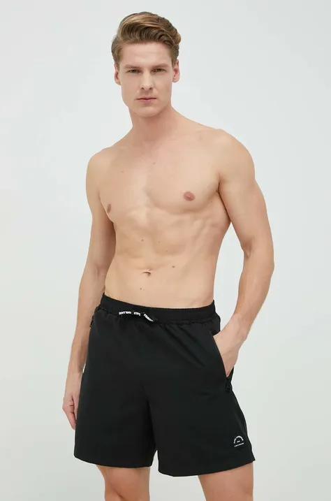 Kopalne kratke hlače Karl Lagerfeld črna barva