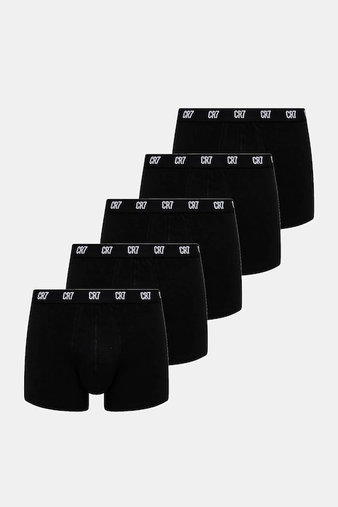 CR7 Cristiano Ronaldo boxeri 5-pack barbati, culoarea negru