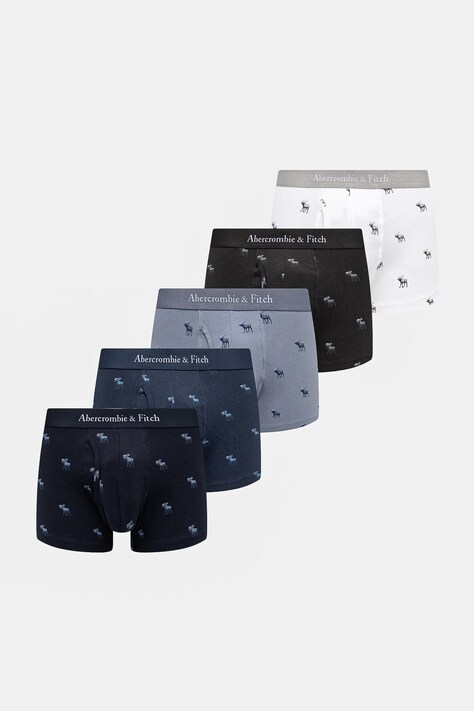 Μποξεράκια Abercrombie & Fitch 5-pack χρώμα: ναυτικό μπλε