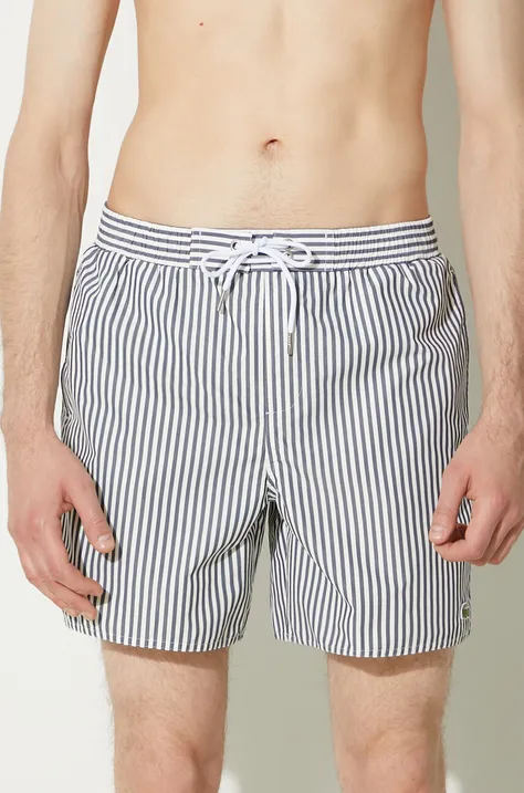 Lacoste swim shorts navy blue color