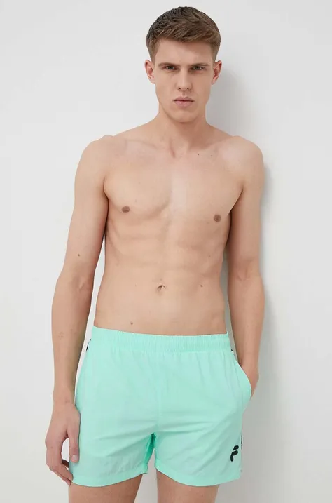 Kratke hlače za kupanje Fila boja: zelena