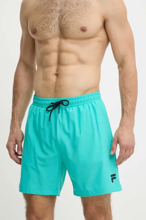 Kratke hlače za kupanje Fila Sezze boja: tirkizna, FAM0387