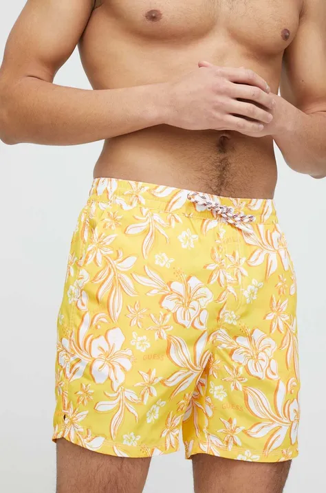 Kratke hlače za kupanje Guess boja: narančasta