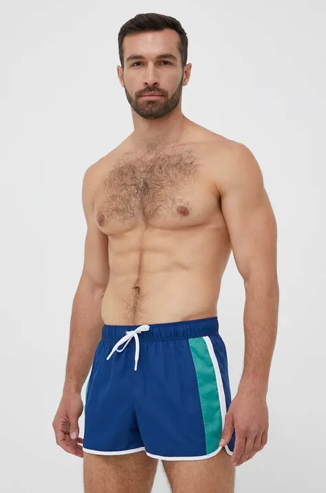 Kratke hlače za kupanje United Colors of Benetton boja: tamno plava