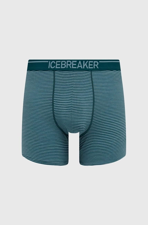 Icebreaker lenjerie functionala Anatomica culoarea verde