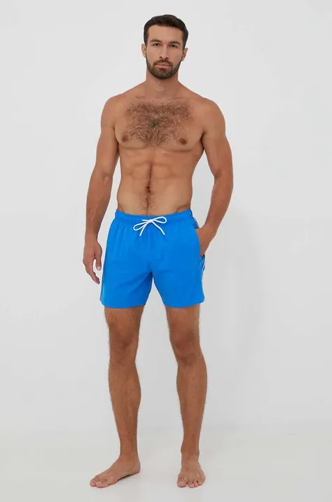 Kratke hlače za kupanje BOSS boja: tirkizna