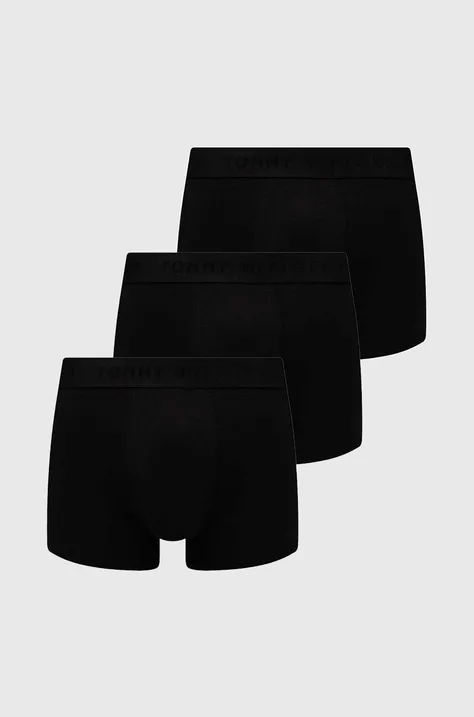 Боксери Tommy Hilfiger 3-pack чоловічі колір чорний