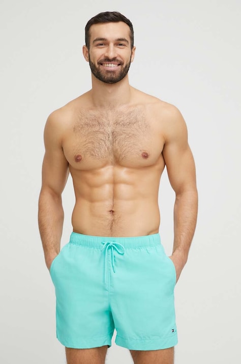 Tommy Hilfiger szorty kąpielowe kolor zielony