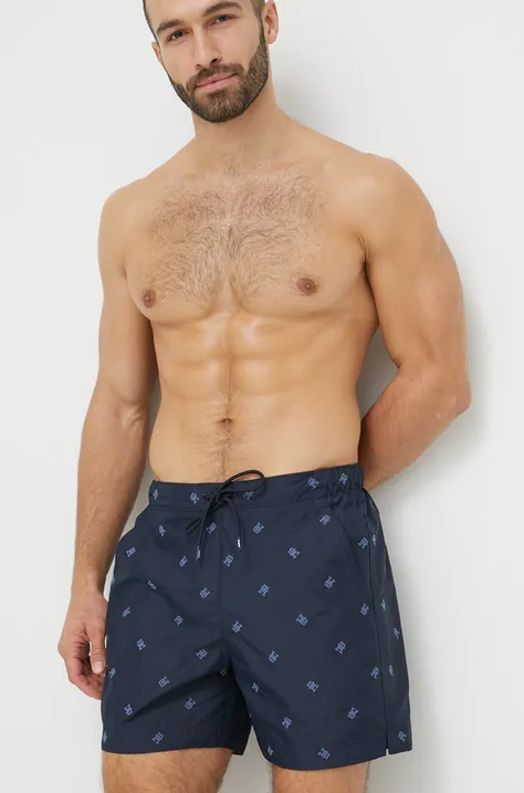 Kratke hlače za kupanje Tommy Hilfiger boja: tamno plava