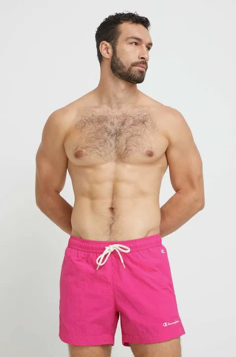 Kratke hlače za kupanje Champion boja: ružičasta