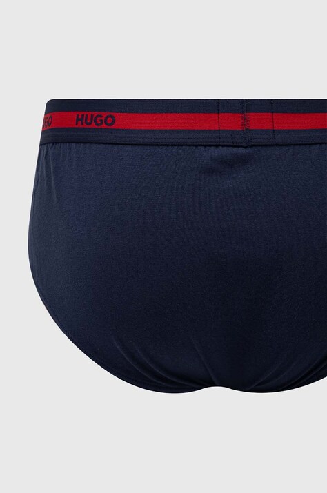 Сліпи HUGO 3-pack HIPBR TRIPLET PLANET — SS23-BIM0J8, темно-синій — фото 3