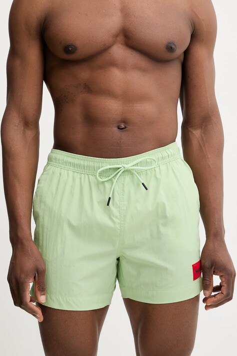 HUGO pantaloni scurti de baie culoarea verde