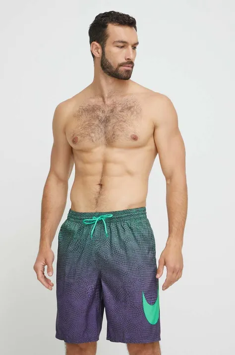 Kopalne kratke hlače Nike zelena barva