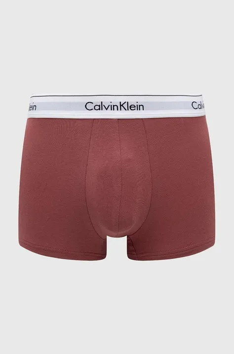 Boksarice Calvin Klein Underwear 3-pack moški, mornarsko modra barva