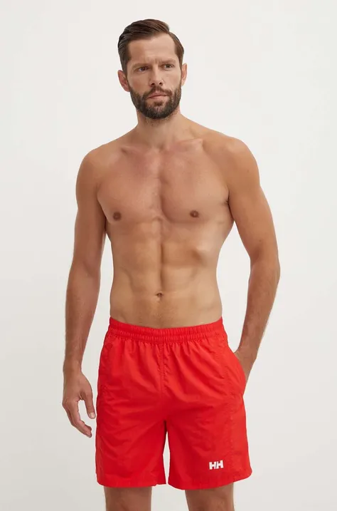 Kratke hlače za kupanje Helly Hansen Calshot boja: crvena, 55693-222