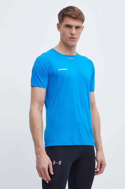 Mammut t-shirt funkcyjny OUTDOOR kolor niebieski