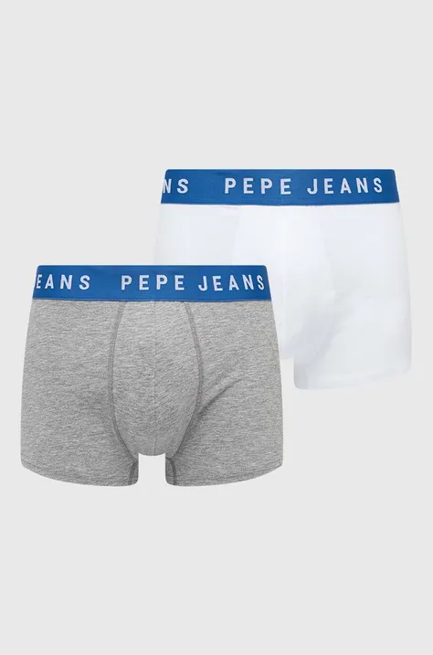 Pepe Jeans bokserki 2-pack męskie kolor szary