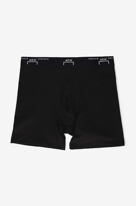Boxerky A-COLD-WALL* Boxer Shorts pánské, černá barva, ACWMU005-grey