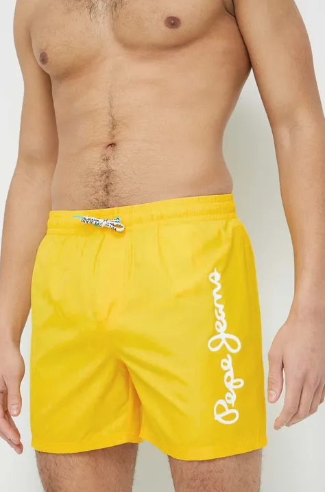 Купальні шорти Pepe Jeans Finnick колір жовтий