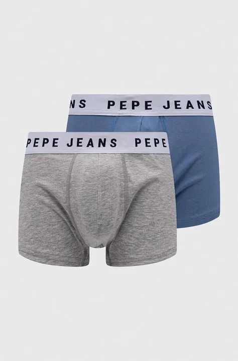 Pepe Jeans bokserki 2-pack męskie kolor niebieski