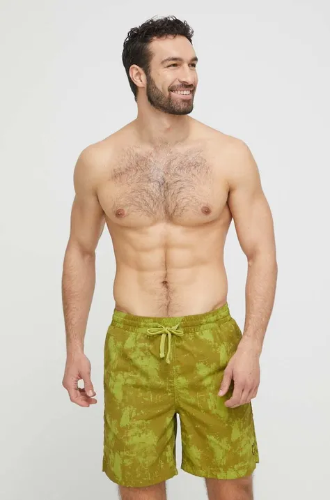 Kratke hlače za kupanje Lyle & Scott boja: zelena