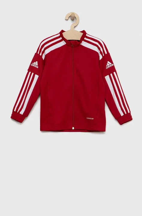 Παιδική μπλούζα adidas Performance Sq21 Tr Jkt Y χρώμα: κόκκινο