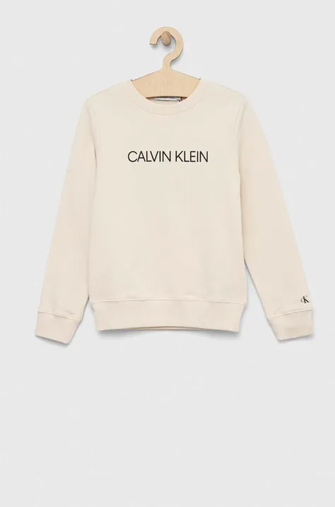 Детски памучен суичър Calvin Klein Jeans