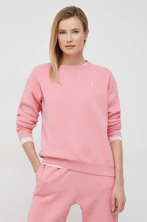 Polo Ralph Lauren bluză femei, culoarea roz, uni 211891557