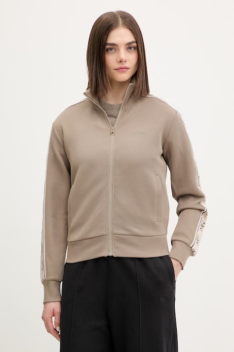Guess bluza BRITNEY damska kolor beżowy z aplikacją V2YQ16 KB3P2