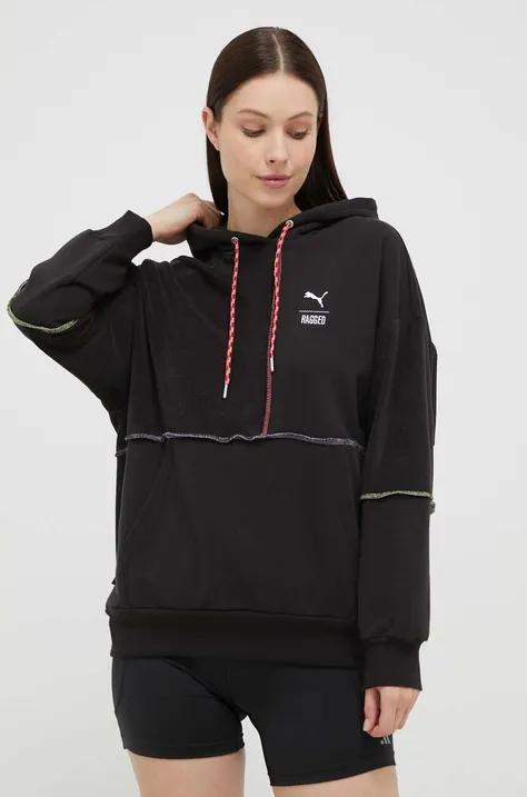 Puma sweatshirt X TRP women's black color
