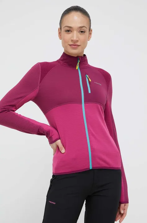 Viking bluza sportowa Midland kolor fioletowy wzorzysta 720/25/8000